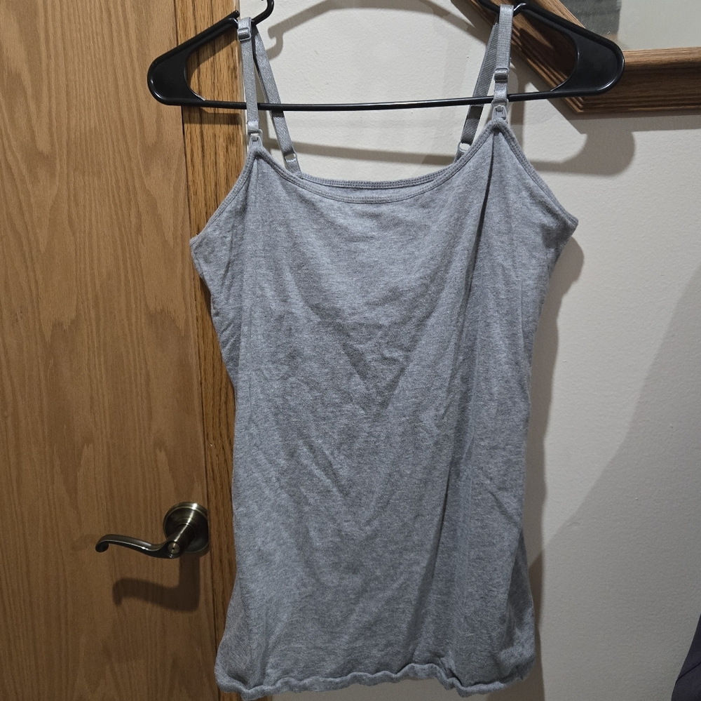 Gray Women's Nursing Cami